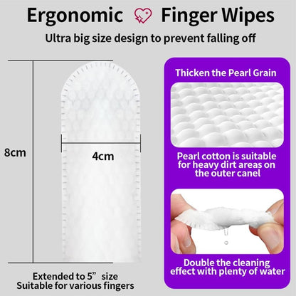 Disposable Dental Finger Wipes